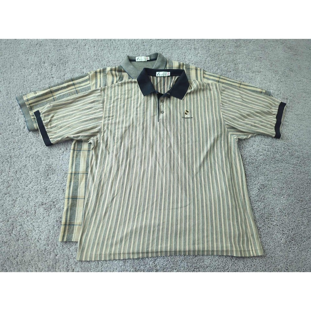 Lot of 2 Haley Olympia Hills The Dominion‎ Polo Shirt Mens XXL Golf USA Vintage